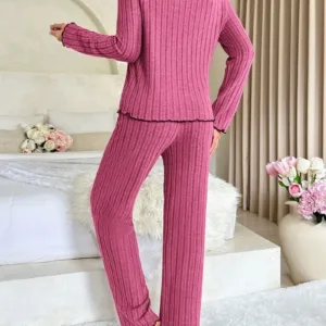 Women-Autumn-Winter-Sleepwear-Ribbed-Pajamas-Set-Long-Sleeve-Top-and-Long-Pants-2-Piece-Set-1.webp